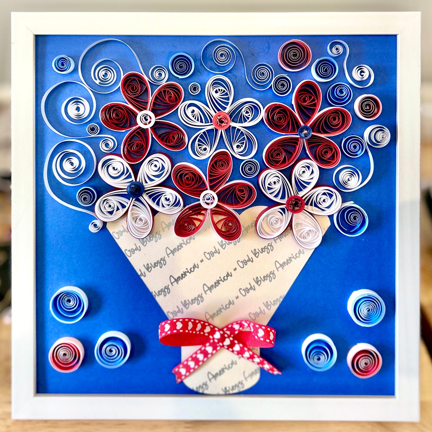Red, White, and Blue Bouquet