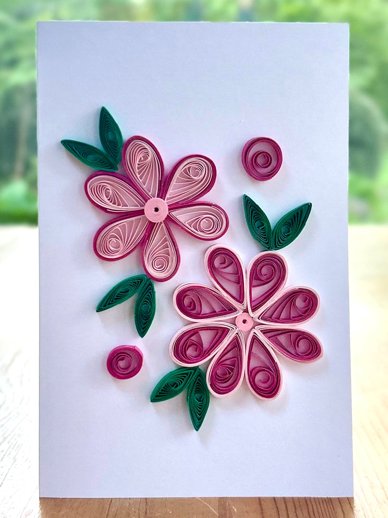Blank Greeting Card - Flower 2