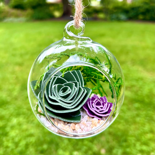 Hanging Terrarium “Double Trouble”