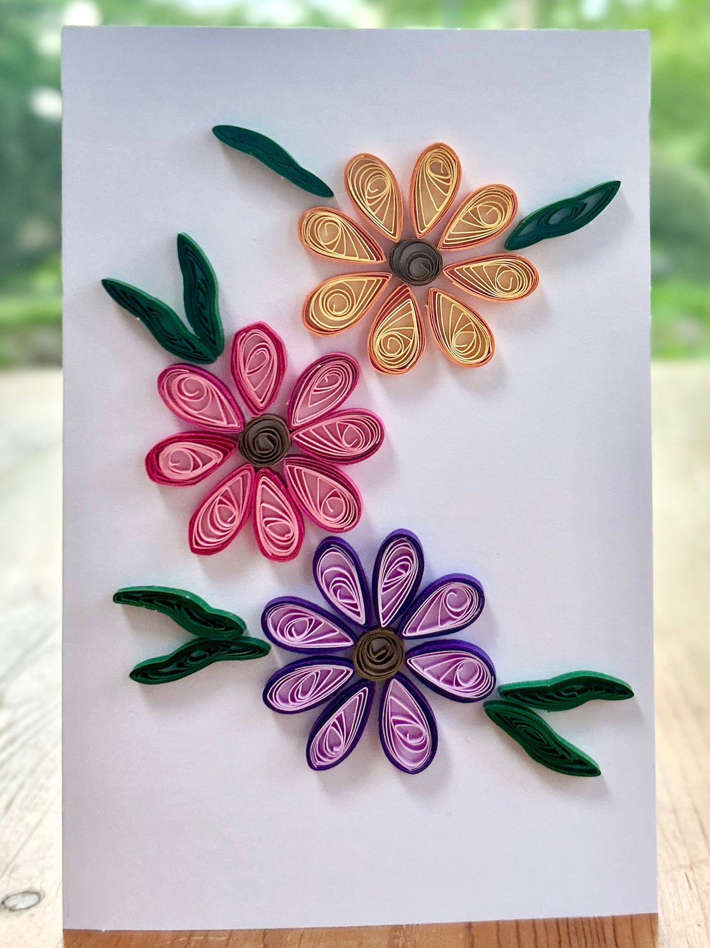 Blank Greeting Card - Flowers 1