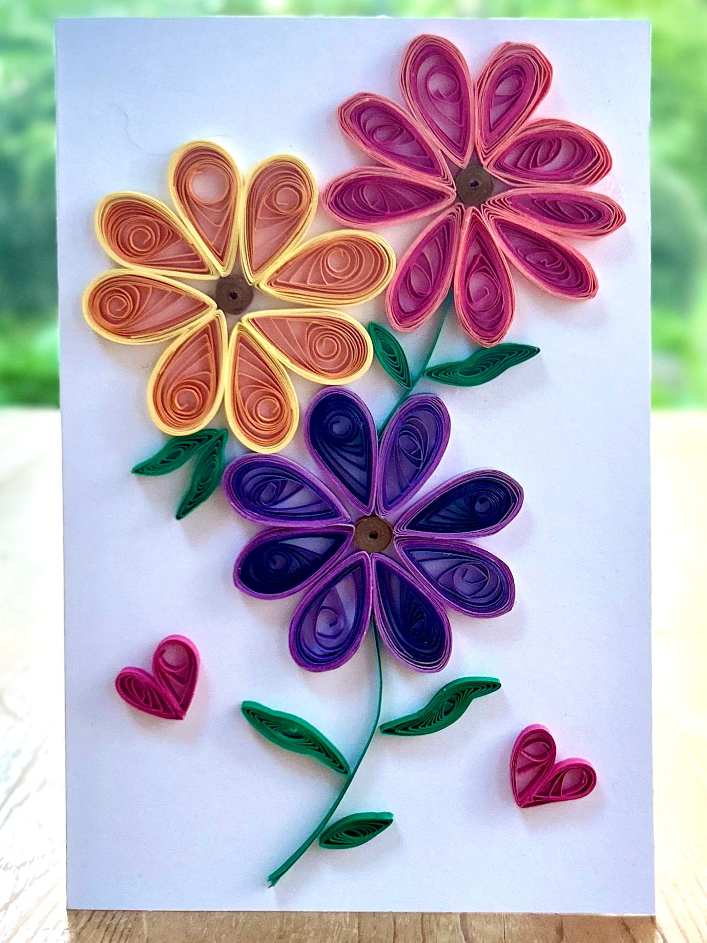 Blank Greeting Card - Flower 3