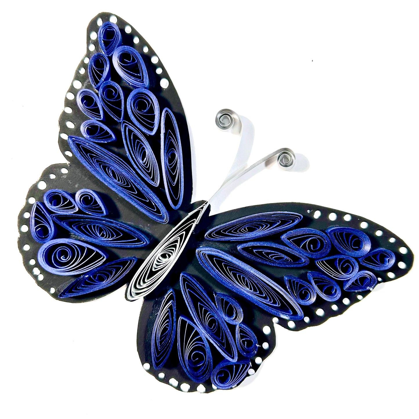 Butterfly (Paper Quilled) - Indigo